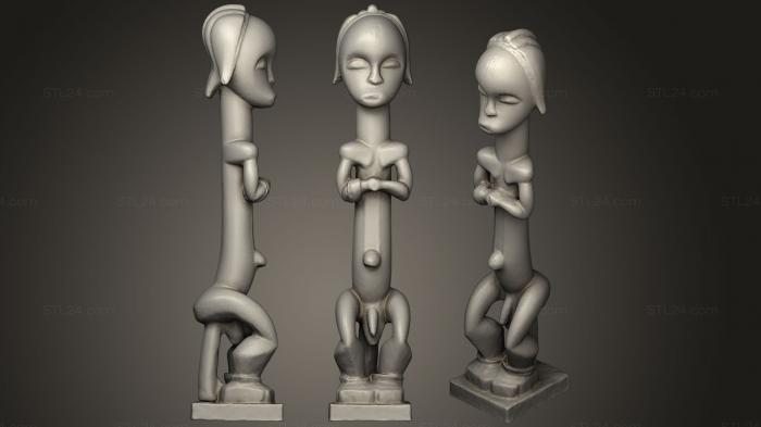 Статуэтки и статуи разные (Мазедия, STKR_1058) 3D модель для ЧПУ станка